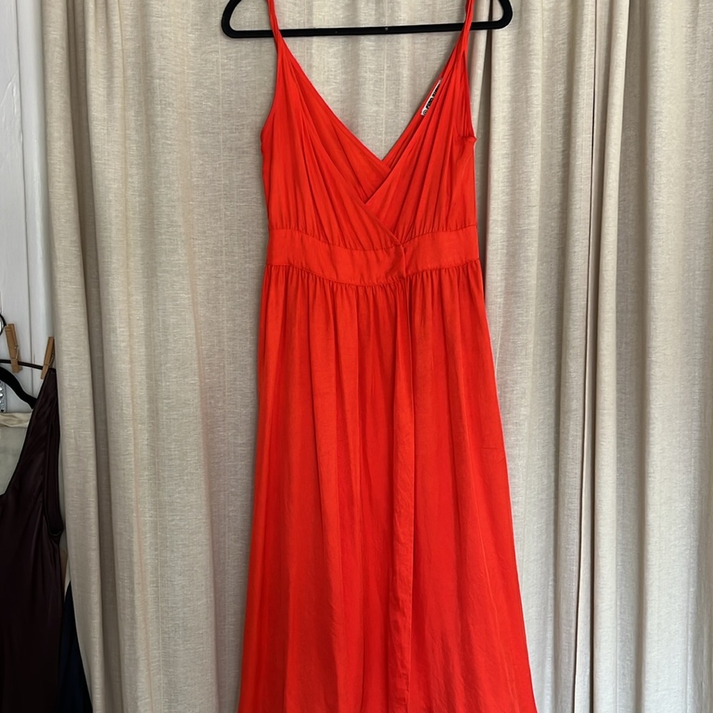 Ciao Lucia hydra midi wrap dress poppy - Picture 5 of 8